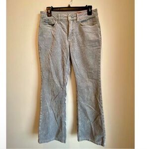 Anthropologie Pilcro Gray Silver Bootcut Corduroy Pants size 27